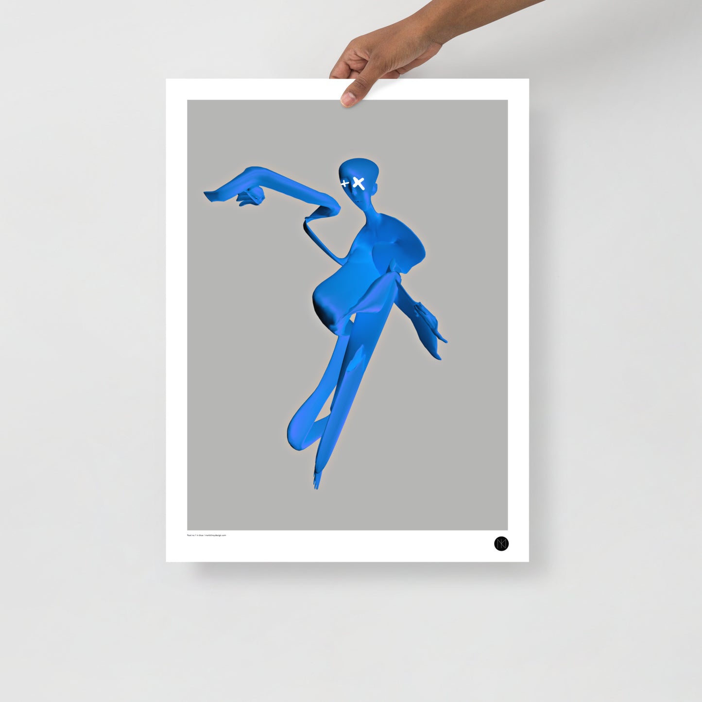 Float No.1 in Blue Poster