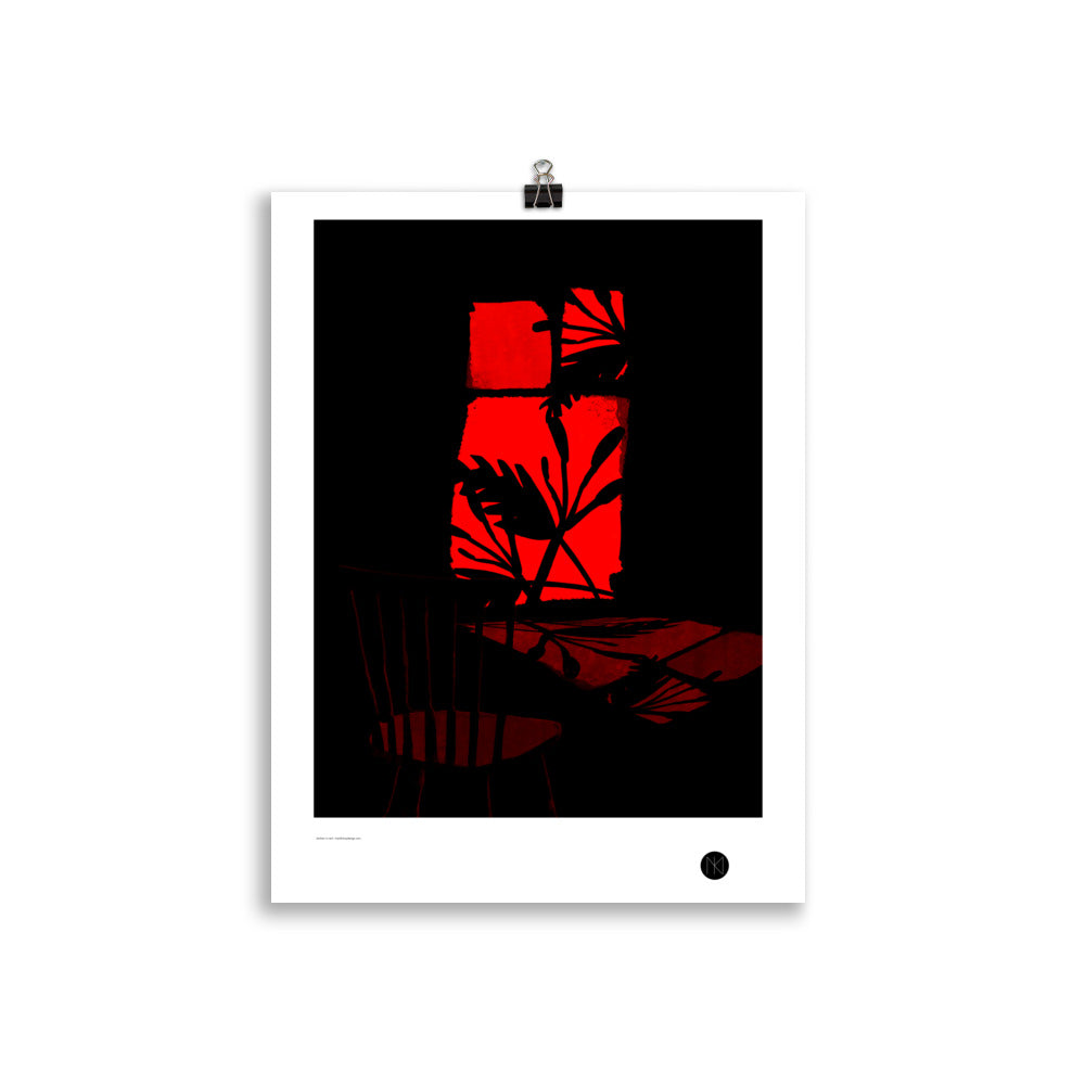 Kitchen in Red Poster