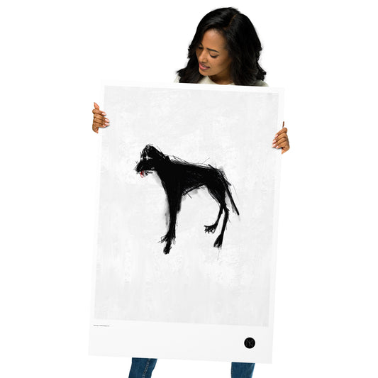 Black Dog Poster